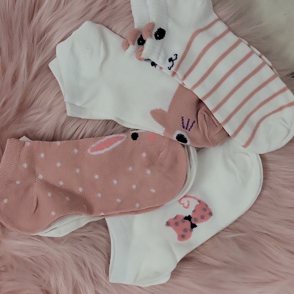Brand New Cartoon CAT SOCK SET-5CT. - Picture 3 of 3